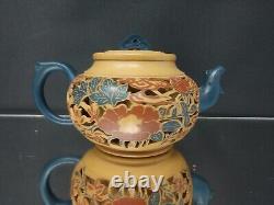 Yixing Zisha Tea Set AWARD WINNING MASTER CHEN DESHENG (b. 1962) Teapot Cups