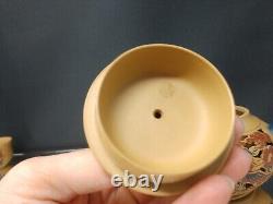Yixing Zisha Tea Set AWARD WINNING MASTER CHEN DESHENG (b. 1962) Teapot Cups