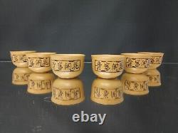 Yixing Zisha Tea Set AWARD WINNING MASTER CHEN DESHENG (b. 1962) Teapot Cups