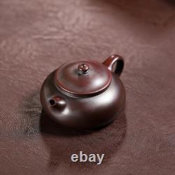 Yixing Zisha Teapot 170cc Raw Ore Iron Blood Red Sand Kung Fu Tea Set