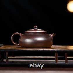 Yixing Zisha Teapot 170cc Raw Ore Iron Blood Red Sand Kung Fu Tea Set