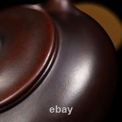 Yixing Zisha Teapot 170cc Raw Ore Iron Blood Red Sand Kung Fu Tea Set