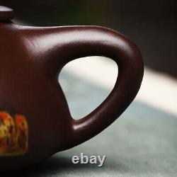 Yixing zisha pottery handmade tea pot tiger embossed master shipiao pot teapot