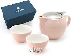 ZEROJAPAN Gift Set Universal Teapot for 3 people & Teacup Wide 2 pieces p