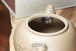 Zisha Teapot Authentic Yixing Clay Teapot from Chinese Master Floral Design